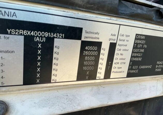 **Wrecking** 2015 Scania R620 - Image 9