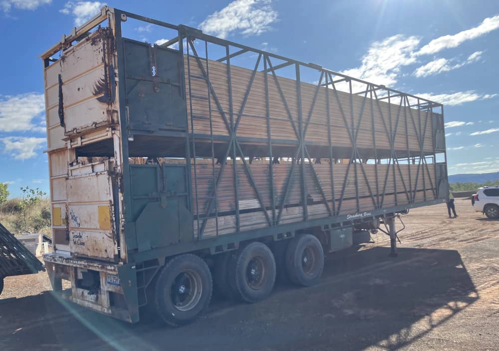 1998 Cannon Three Axle Stock Trailer - Image 11